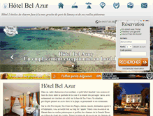 Tablet Screenshot of hotel-belazur.com